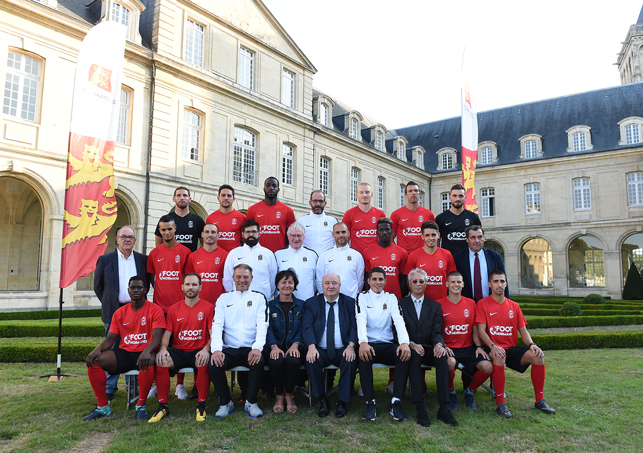 Photo de la sélection de Normandie qui va participer à la Coupe UEFA des Régions en Croatie