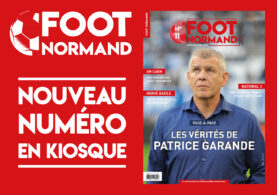 Patrice Garande à la UNE du magazine FOOT NORMAND