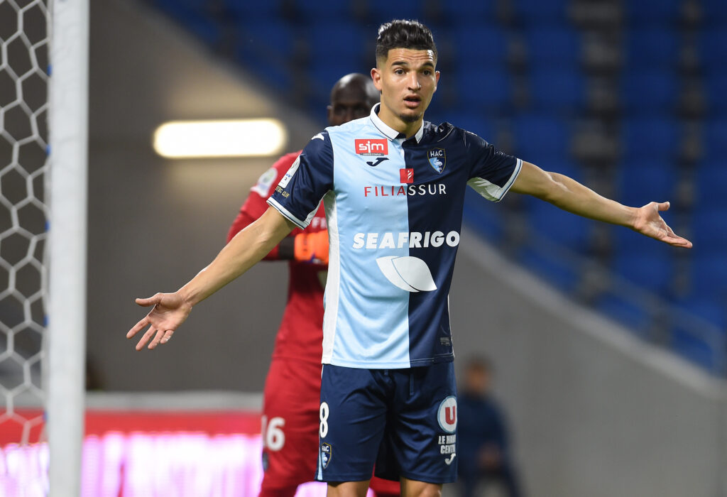 Rentré à la 70' en lieu et place d'Hervé Bazile, Zinédine Ferhat a offert la victoire au HAC en signant son troisième but de la saison.