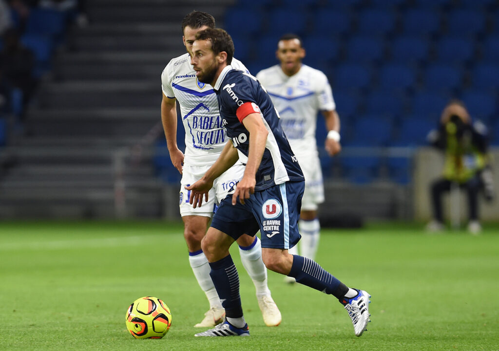 Victime d'une luxation de l'épaule droite face à Valenciennes, fin octobre, Alexandre Bonnet effectue son retour dans le groupe havrais.