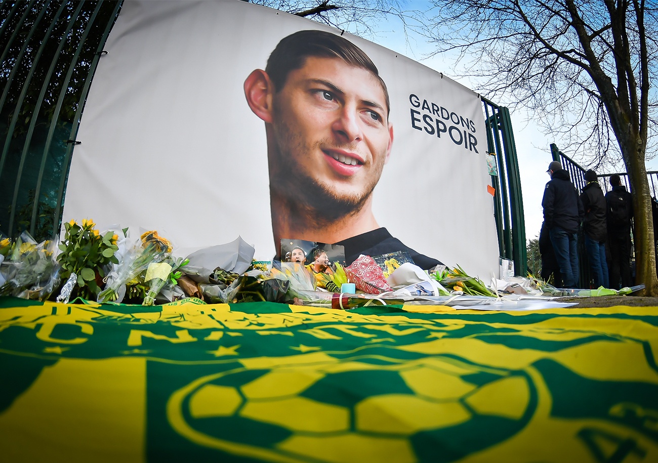 Le corps repêché mercredi dans l'épave du Piper PA-46 Malibu a été identifié : il s'agit de celui d'Emiliano Sala. ©Arnaud Duret - FC Nantes