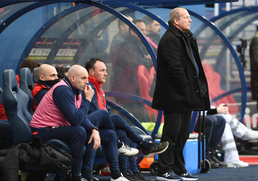 En débarquant à la mi-février au Stade Malherbe, Rolland Courbis avait estimé que la place de barragiste constituerait une bonne nouvelle pour le club normand. "Je le maintiens", a confirmé le coach caennais. ©Photo d'archives