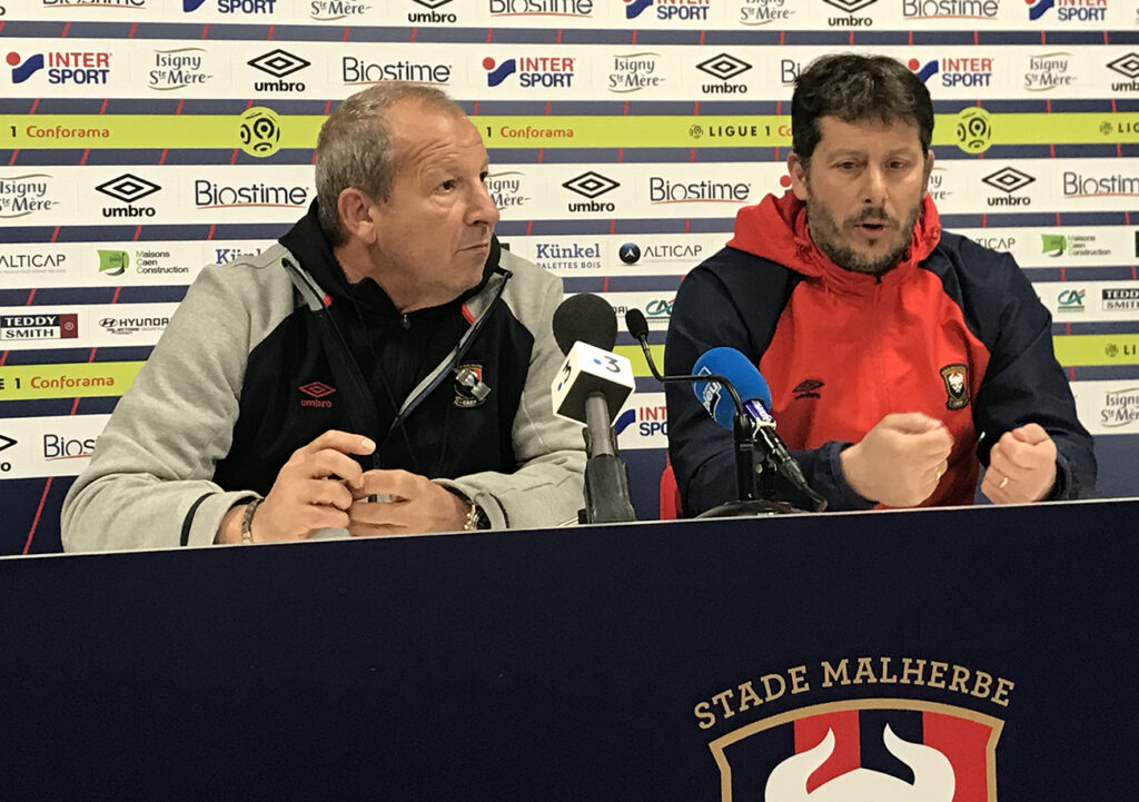 Interrogé également sur son avenir en conférence de presse, Rolland Courbis a laissé entendre qu'il ne serait plus en Normandie la saison prochaine. "Fabien décidera déjà et moi, je regarderai certainement le Stade Malherbe avec un peu de recul, voire beaucoup".