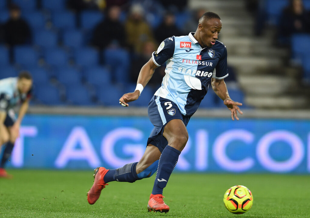 Avec Jean-Pascal Fontaine et Dina Ebimbe, Fernand Mayembo fait partie des trois joueurs havrais qui effectuent leur retour de suspension face à Sochaux.