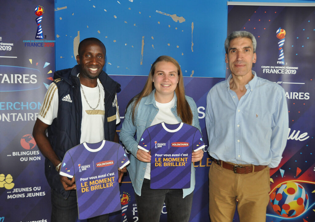 Malamine, Elodie et José font partie des 270 volontaires retenus par le Comité local d'organisation pour œuvrer au bon déroulement de la compétition au Stade Océane du Havre.