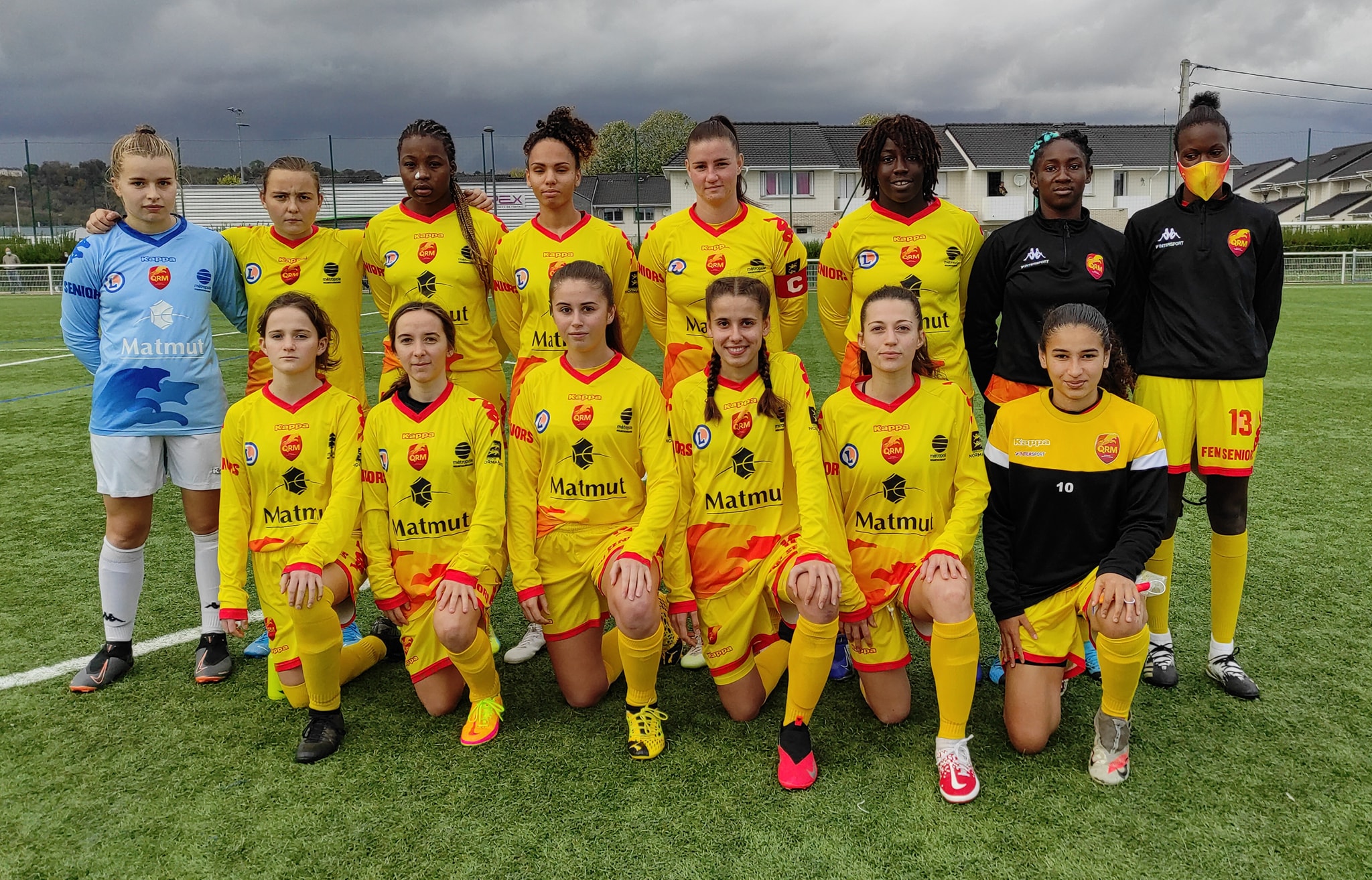 Les footballeuses de Quevilly-Rouen Métropole, ici lors de leur dernière victoire en date contre la réserve du Havre AC, n'ont pas manqué leur envol en termes de résultats.