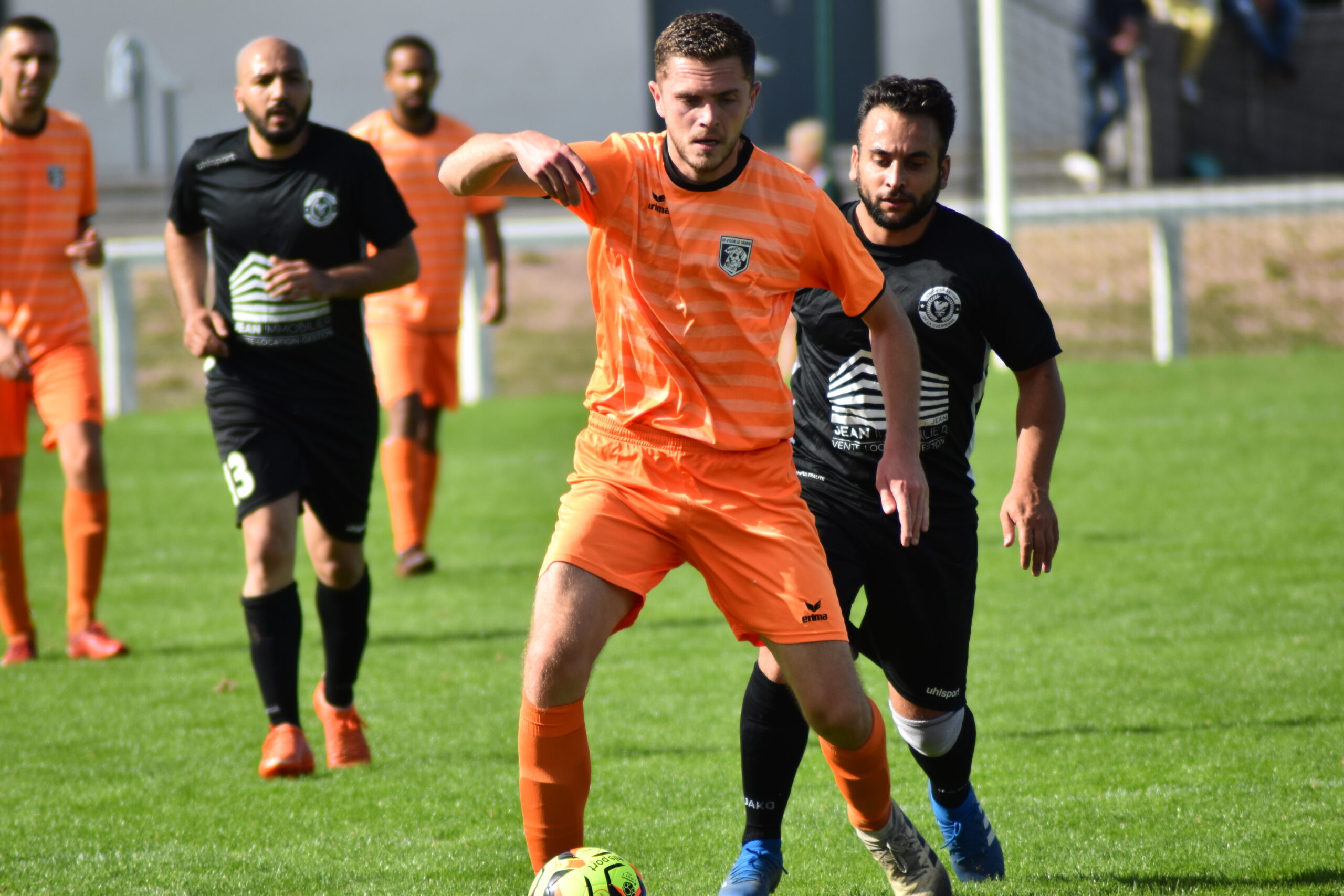 L'AS Saint-Vigor, ici lors de son entrée en lice en Coupe de France à l'US Guérinière, est l'une de nos 20 sensations normandes de ce début de saison.