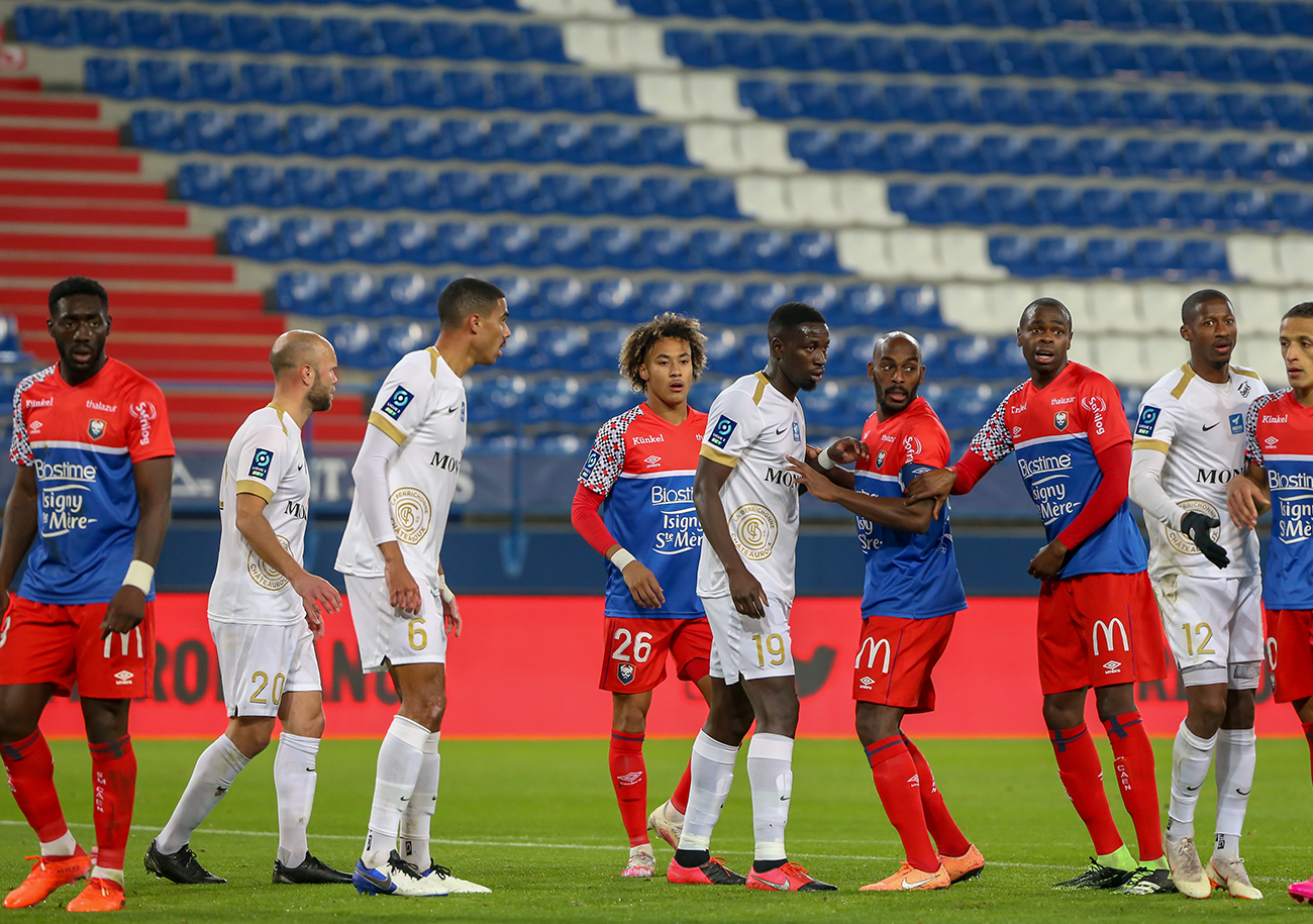 Contrairement à leurs deux dernières sorties, contre Nancy et face au Havre, les « Rouge et Bleu » ne sont pas parvenus à s'imposer après avoir concédé l'ouverture du score. ©Damien Deslandes