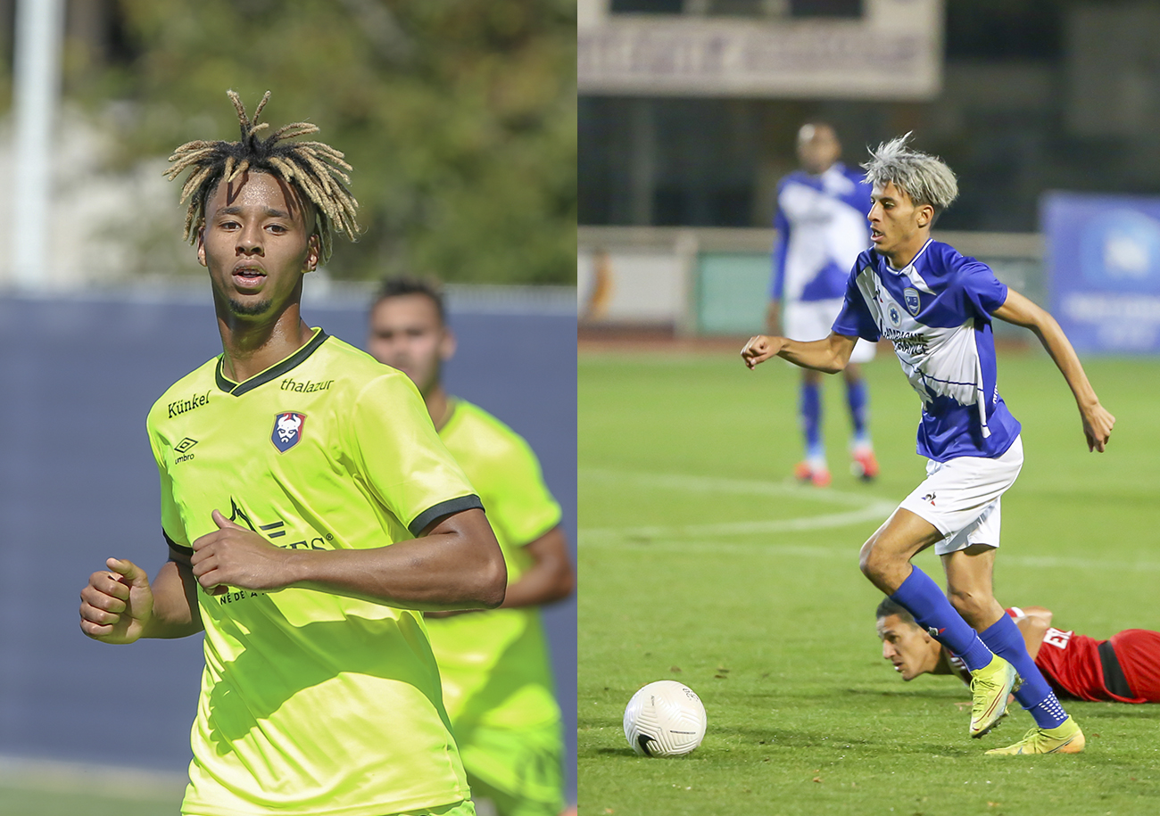 A Avranches, Ayoub Jabbari va retrouver Azzedine Ounahi, son coéquipier en sélection U20 du Maroc. ©Damien Deslandes