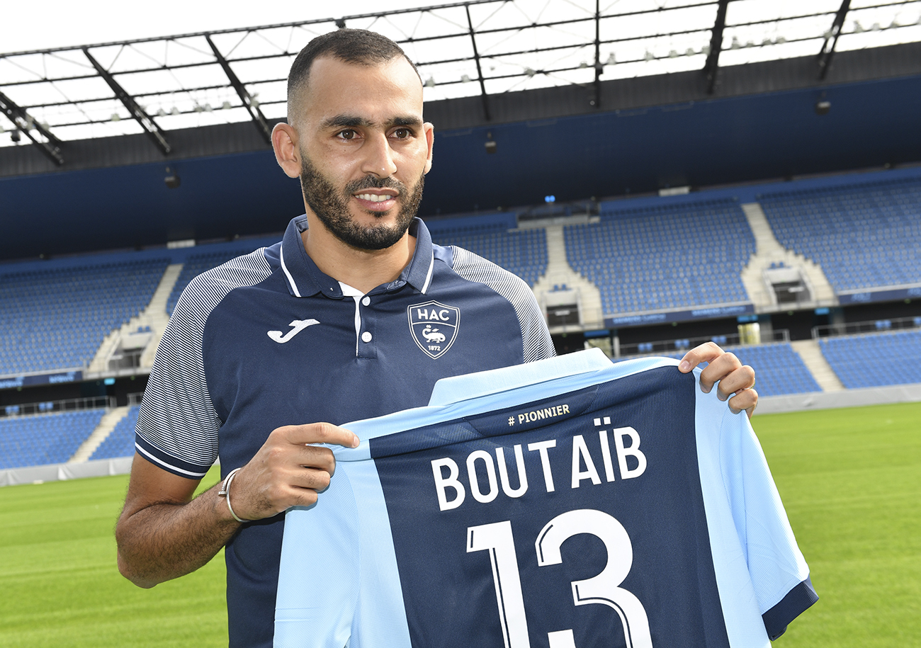 Arrivé début octobre mais bloqué depuis à cause d'un litige avec son ancien club égyptien du Zamalek, Khalib Boutaïb pourrait enfin être qualifié en 2021. ©Emmanuel Lelaidier