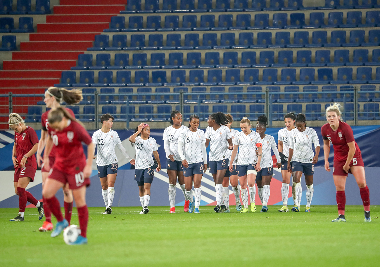 La dernière visite de l'équipe de France au Stade Michel-d'Ornano à Caen remonte au 19 novembre 2018, à l'occasion d'un match amical contre son homologue espagnol.