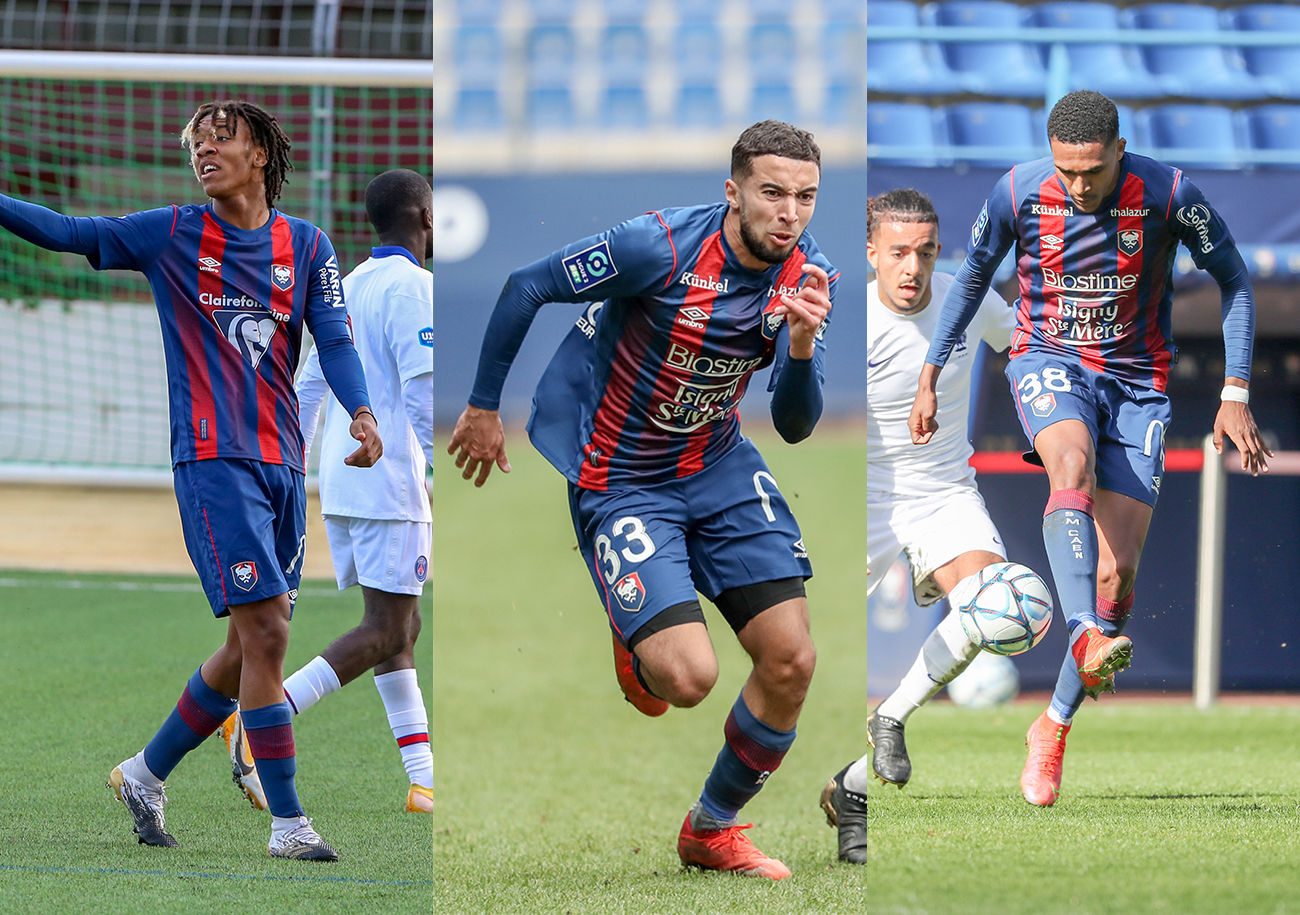 Brahim Traoré (17 ans), Ilyes Najim (18 ans) et Andreas (18 ans) figurent dans le groupe retenu par Fabrice Vandeputte pour le match contre Pau. ©Damien Deslandes