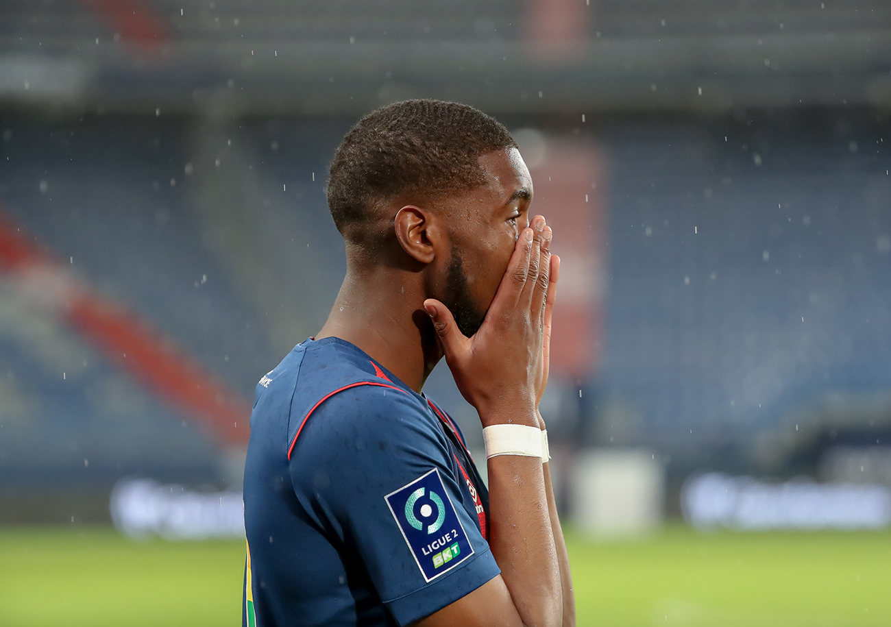 Après avoir signé son premier contrat professionnel d'une durée d'un an, Kevin Mbala a été prêté à Bastia-Borgo (N1). ©Damien Deslandes