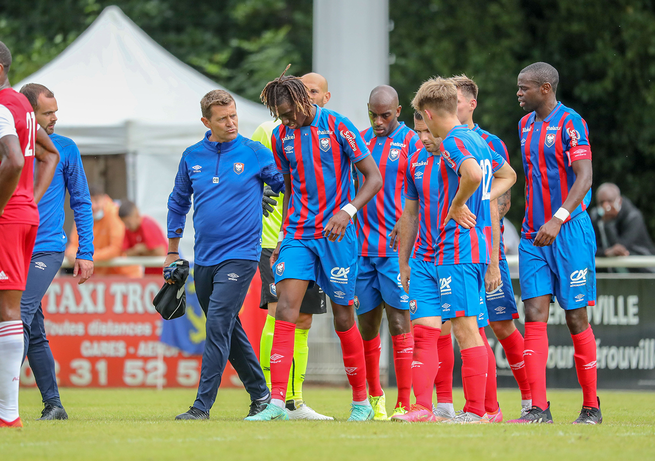 Victime d'une rupture des ligaments croisés du genou gauche, Kelian Nsona sera opéré jeudi. ©Damien Deslandes