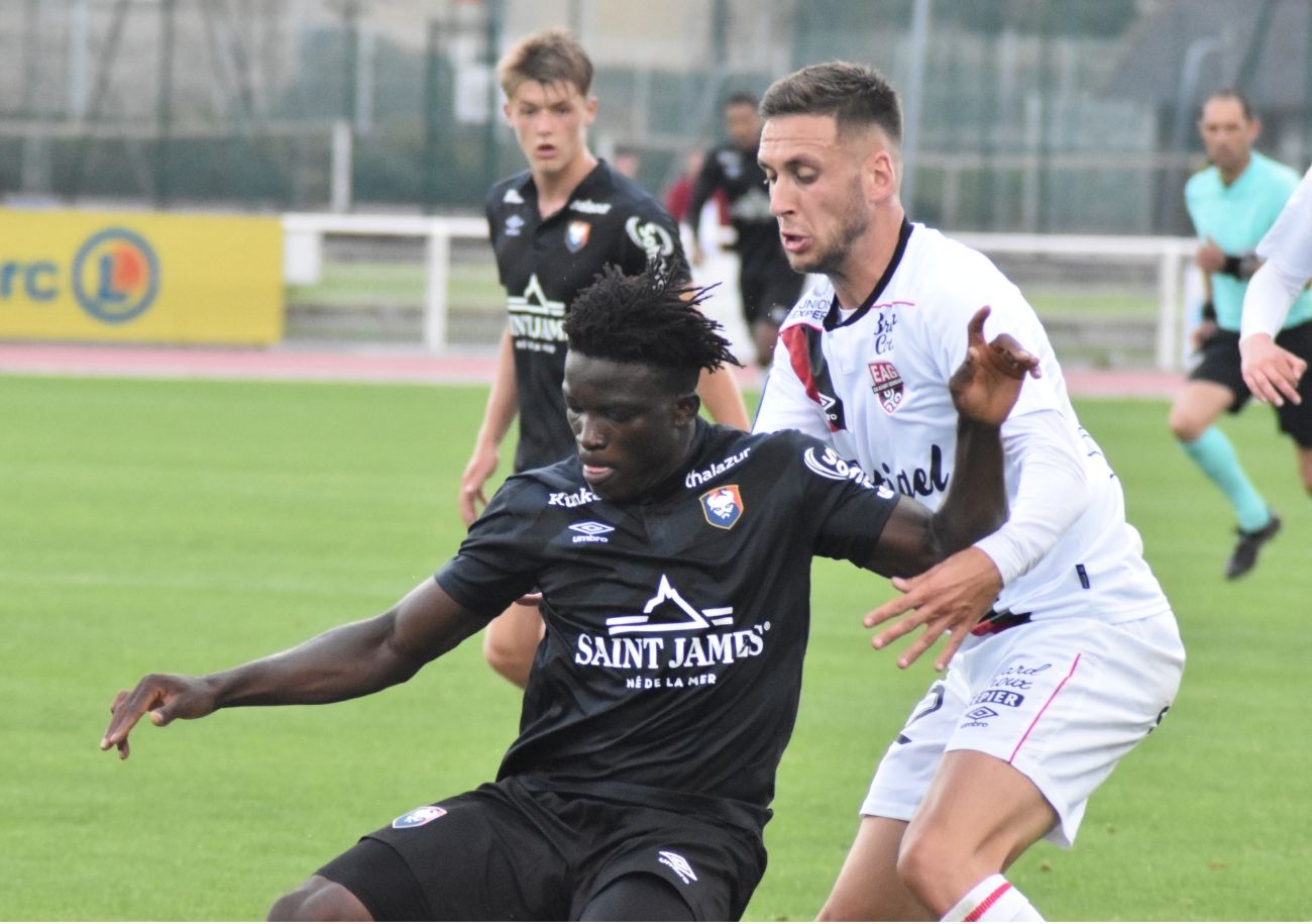 Aloys Fouda a été malheureux en seconde période lorsqu'il a concédé un penalty. Sans conséquence fâcheuse puisque les Caennais ont fini par égaliser dans la foulée.