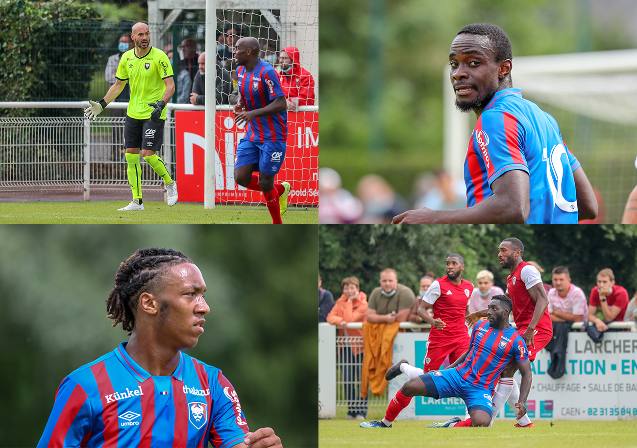 Rémy Riou dans les cages, Brahim Traoré en latéral droit, Caleb Zady Sery en n°10 et Alexandre Mendy en avant-centre devraient tous les quatre figurer dans le XI de départ du SMC en ouverture de la saison. ©Damien Deslandes