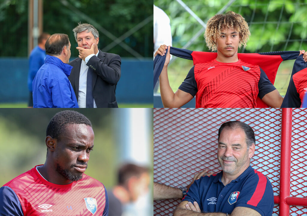 A Caen, Stéphane Moulin a retrouvé Olivier Pickeu. Cette saison, le nouveau coach du SMC devrait s'appuyer sur Caleb Zady Sery. A l'inverse, Alexis Beka Beka est annoncé sur le départ. ©Damien Deslandes