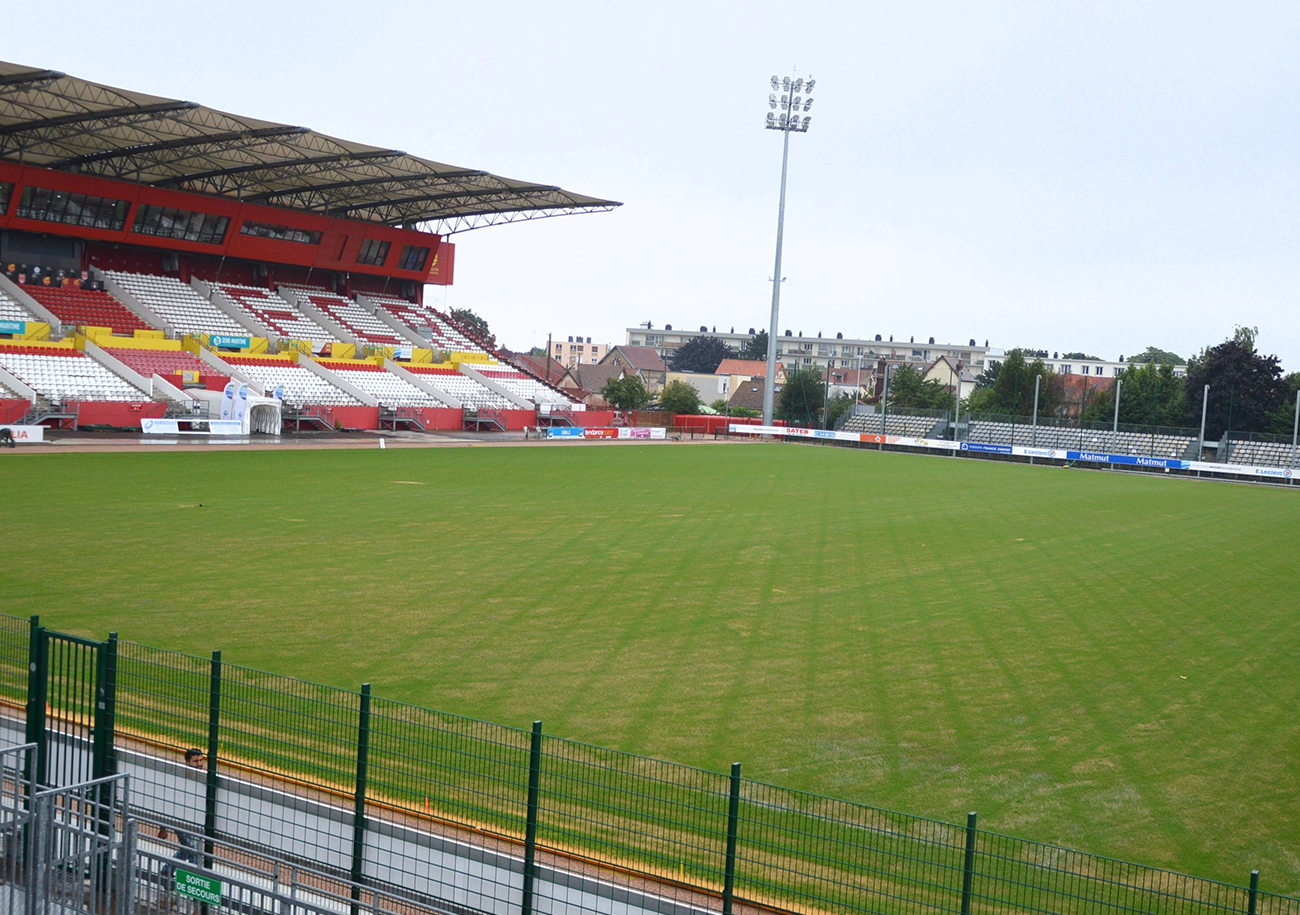 Bien que la pelouse soit désormais opérationnelle, le FC Rouen a inversé une deuxième réception consécutive. ©FC Rouen