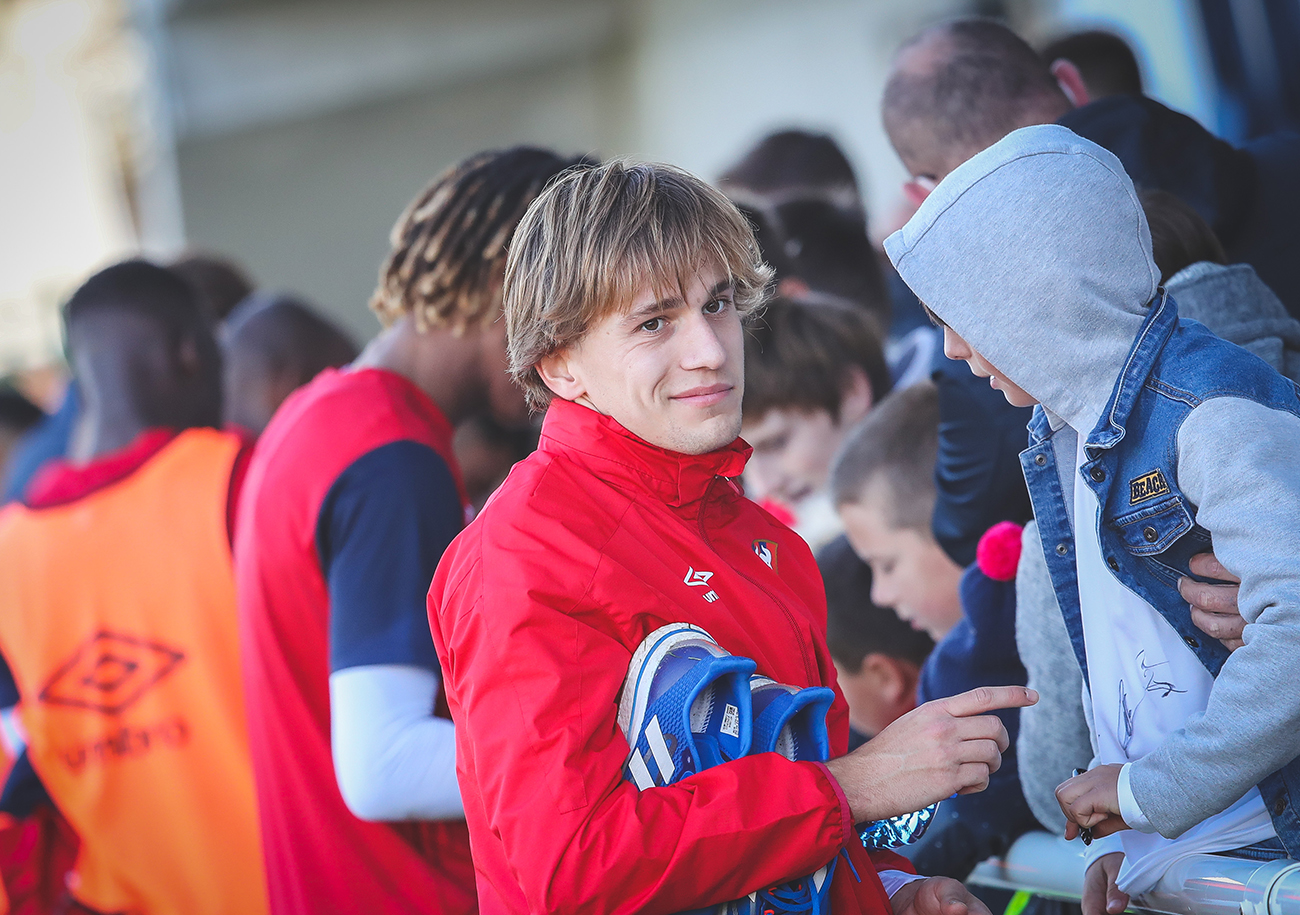 Alors qu'il lui restait encore un an et demi de contrat avec le Stade Malherbe, Loup Hervieu a résilié son contrat avec son club formateur. ©Damien Deslandes