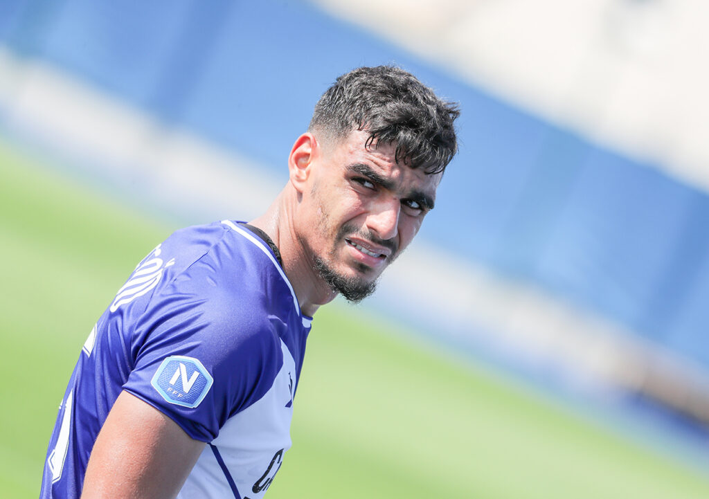 Blessé à la cheville juste après la première journée, Mehdi Boussaïd pourrait signer sa première apparition à Fenouillère à l'occasion de la réception de Sète, ce vendredi. ©Damien Deslandes