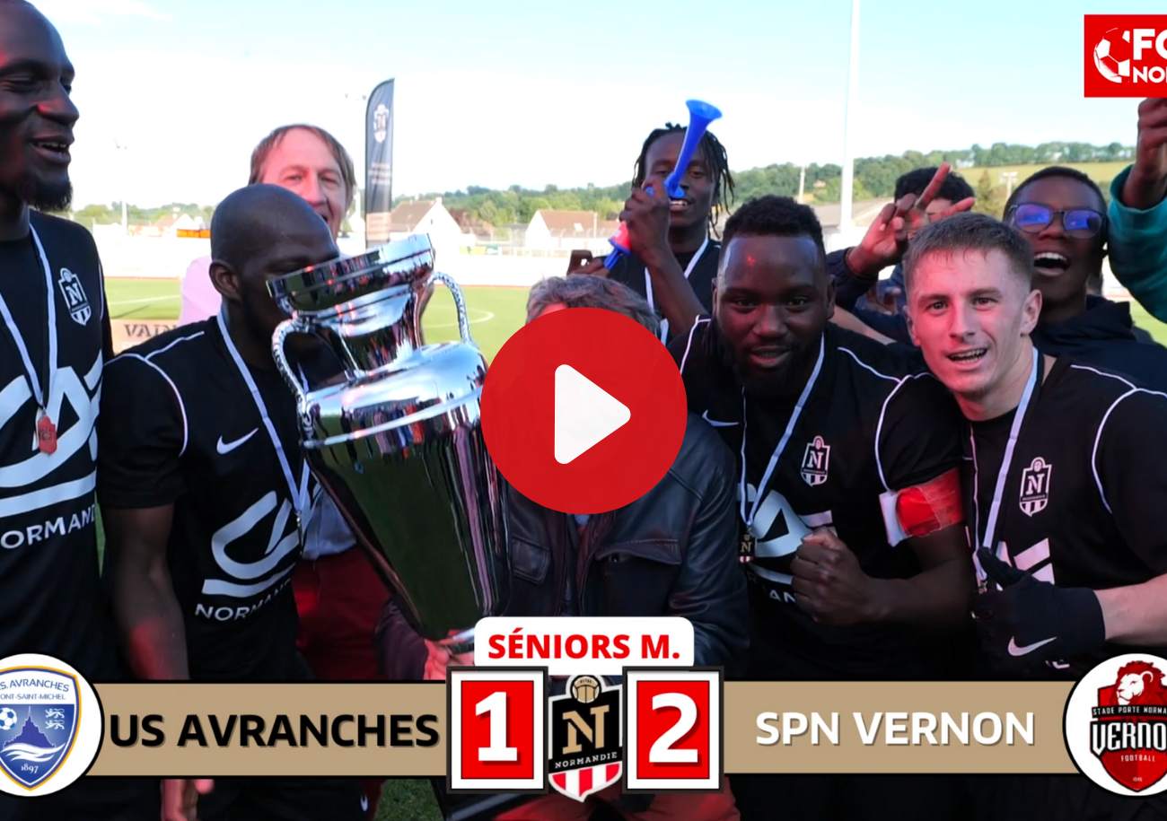 La victoire du SPN Vernon en finale sénior contre l'US Avranches est l'un des grands temps forts des finales de Coupe de Normandie 2022.