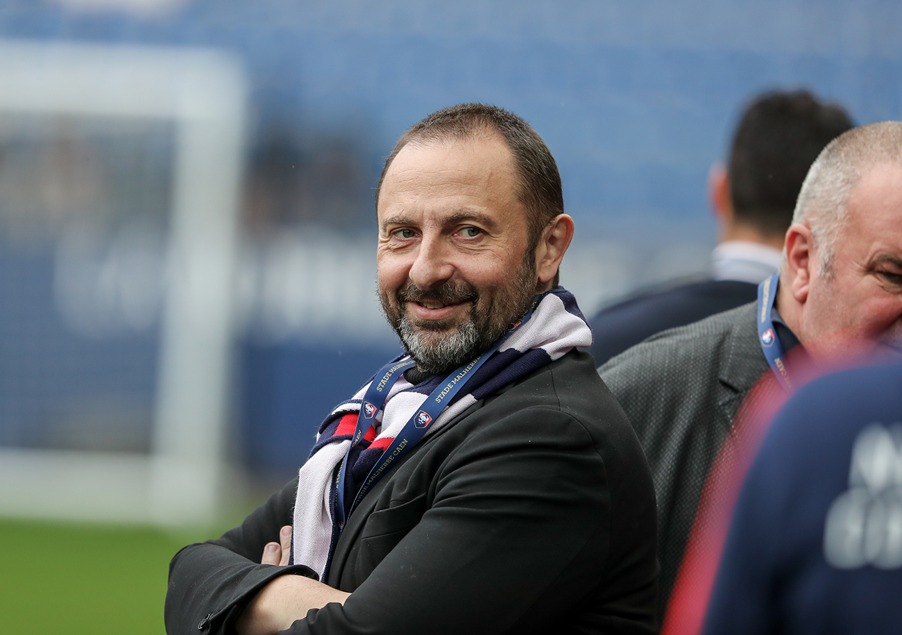 En tant que directeur général des activités en France d'Oaktree Capital Management, Vincent Catherine avait beaucoup oeuvré pour le rachat du Stade Malherbe. ©Damien Deslandes