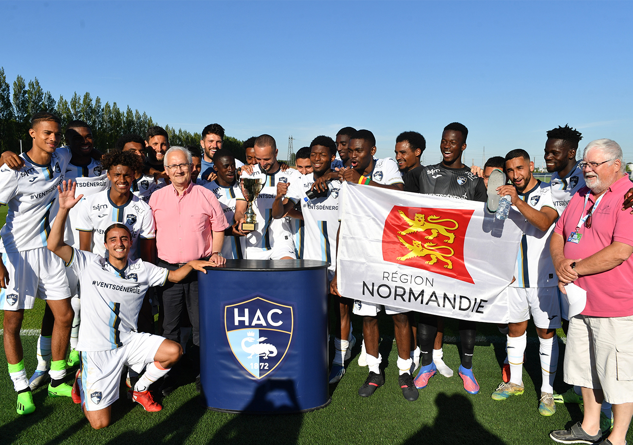 Dans ce Trophée des Normands 2022 100% seinomarin, c'est le HAC qui s'est imposé aux dépens de QRM.