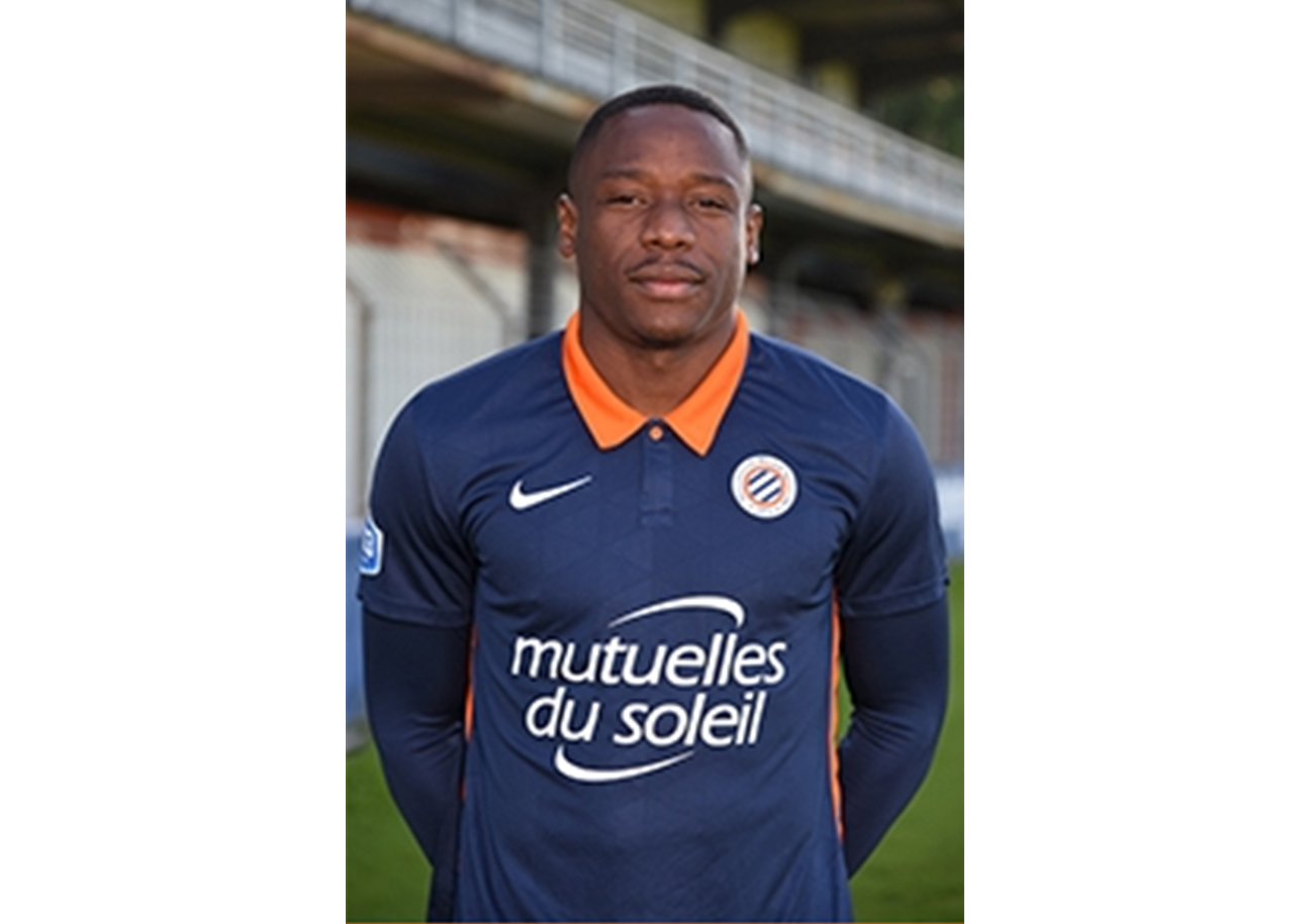 En provenance de Montpellier, Claude-Michel Eboumbou Dipoko est l'un des nouveaux visages de l'US Avranches. ©MHSC