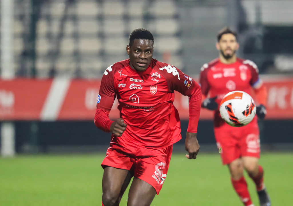 Mondy Prunier était l'attaquant au plus fort potentiel du FC Rouen et il poursuivra sa carrière du côté du FC Versailles, en National. ©Damien Deslandes