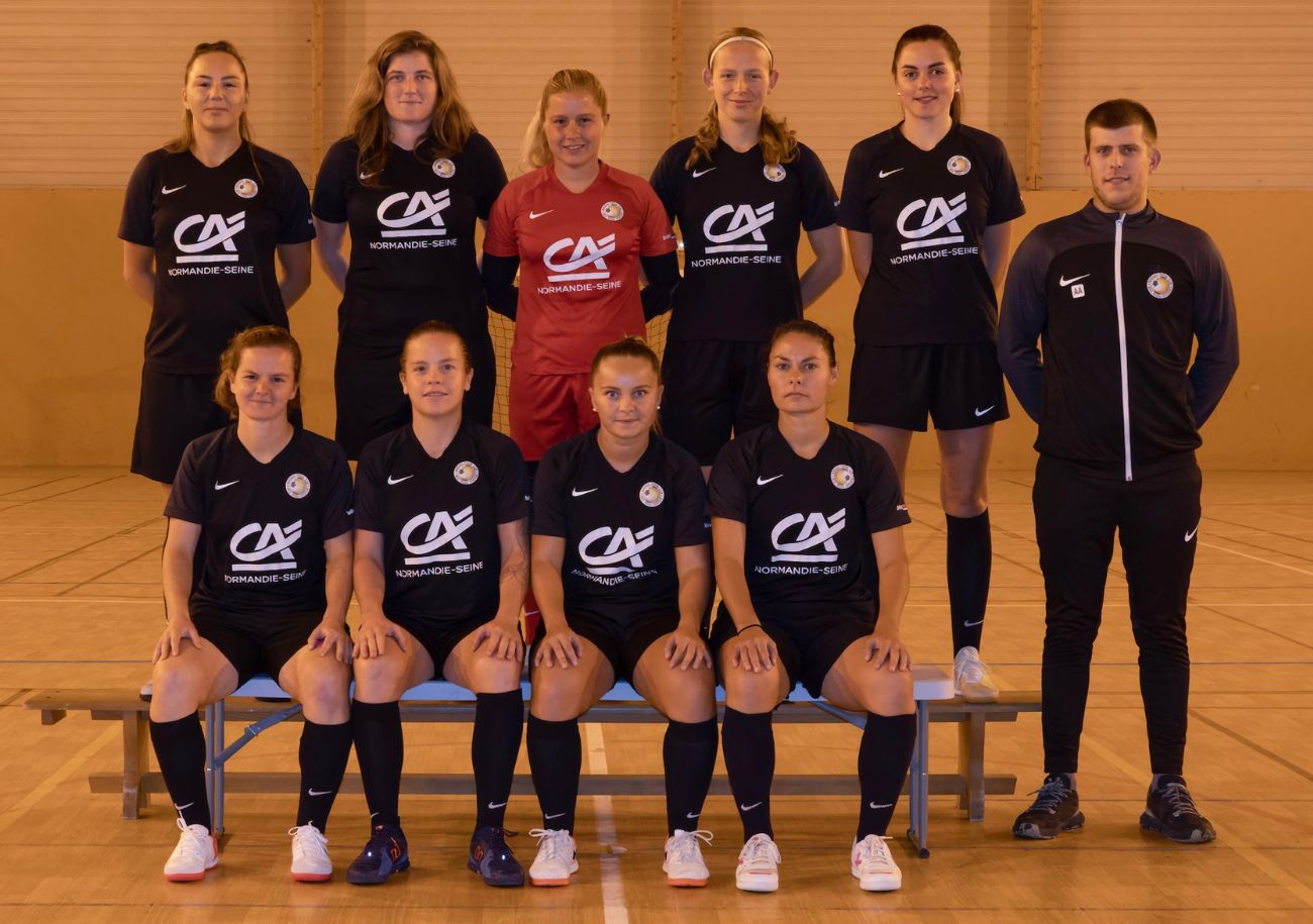 Les joueuses d'Hercules Futsal Club, rescapées du tour régional, espèrent vivre un grand moment collectif à Paris à l'occasion de la Copa Coca-Cola 2022 ©Ligue de Football de Normandie