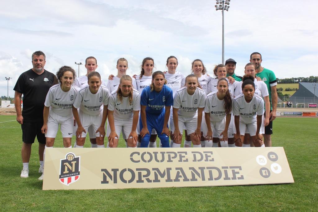Les vice-championnes de Normandie alençonnaises vont retrouver Alençon au 1er tour fédéral de la Coupe de France féminine. ©US Alençonnaise