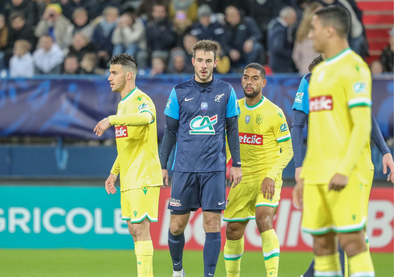 L'AF Virois a fait bonne figure contre Nantes (0-2) mais comme Évreux, Avranches et Granville, les Bocains sont éliminés. ©Damien Deslandes