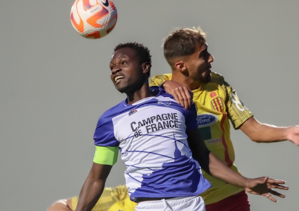 Charles Boateng a passé la semaine dernière la barre des 300 matches disputés en National, un authentique exploit que peu de joueurs peuvent se targuer d'avoir accompli dans leur carrière. ©Damien Deslandes