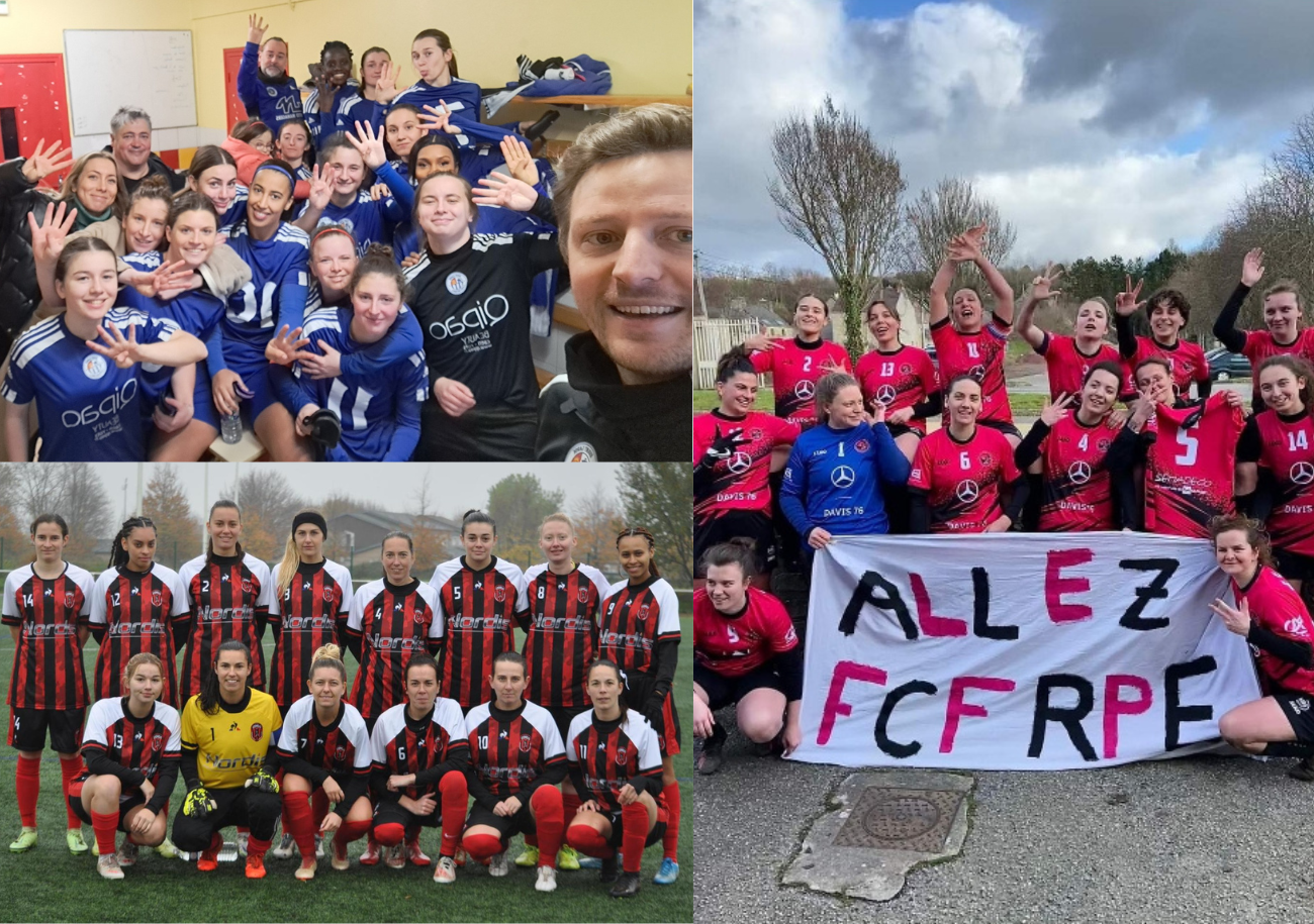 L'AG Caen, le FC Féminin Rouen PE et l'ESM Gonfreville viennent d'entamer la phase retour du championnat de Régional 1 féminin normand.