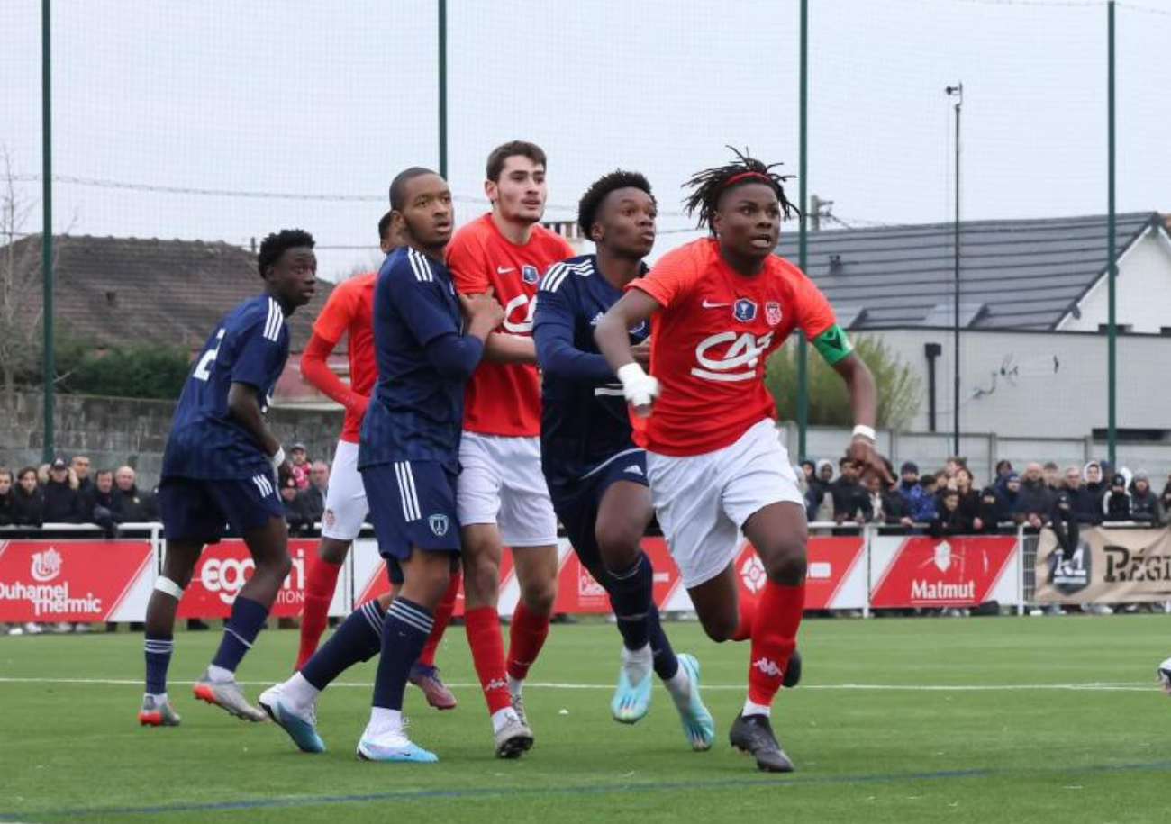 Les U18 du FC Rouen ont pour ambition d'atteindre le niveau U19 Nationaux la saison prochaine. Pour cela, il faudra sans doute résister à QRM ce week-end. ©Yann Angèle/FC Rouen 1899