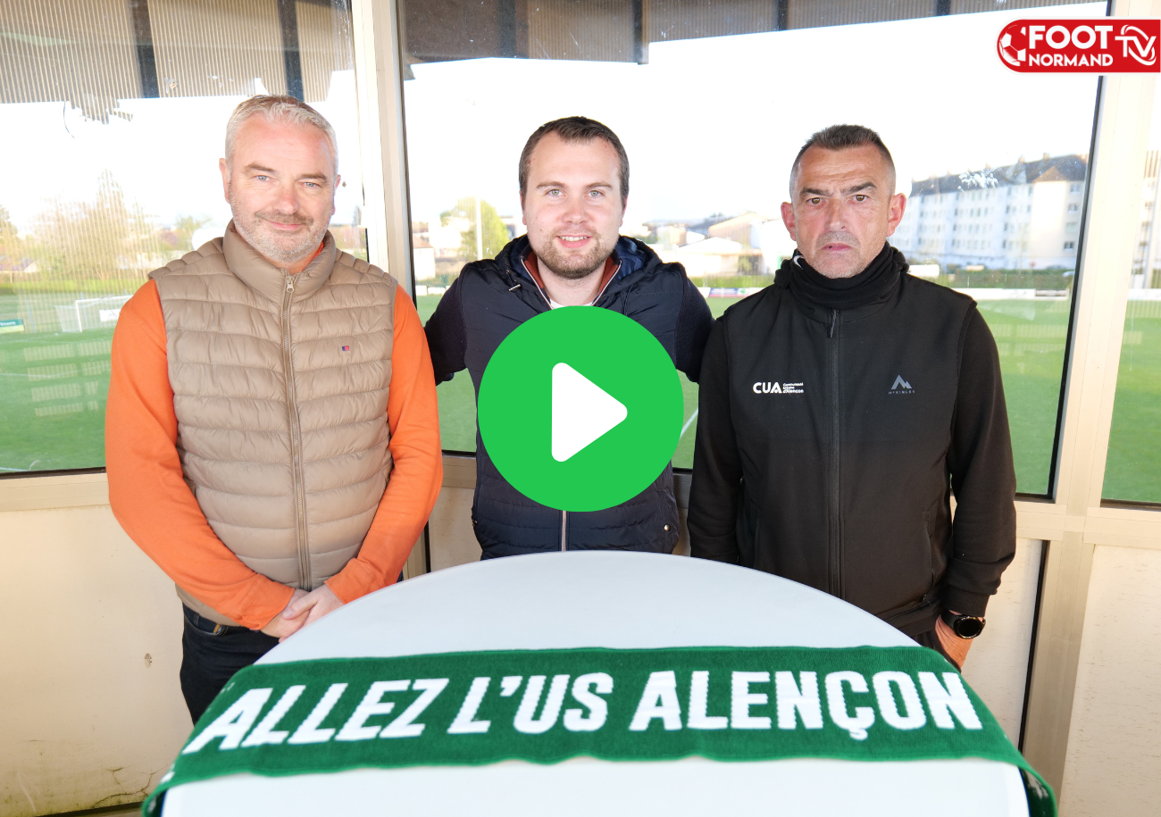 Nicolas Bansard, le président de l'US Alençon et son manager général Vincent Laigneau ont livré en plateau à Aurélien Renault leur ressenti sur la réforme des championnats en cours.
