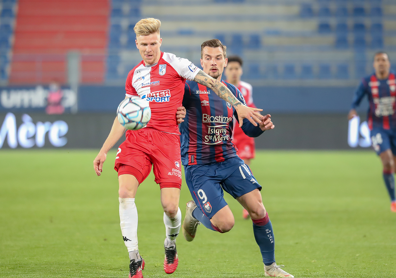 Emeric Dudouit est la deuxième recrue du mercato de l'US Avranches. ©Damien Deslandes