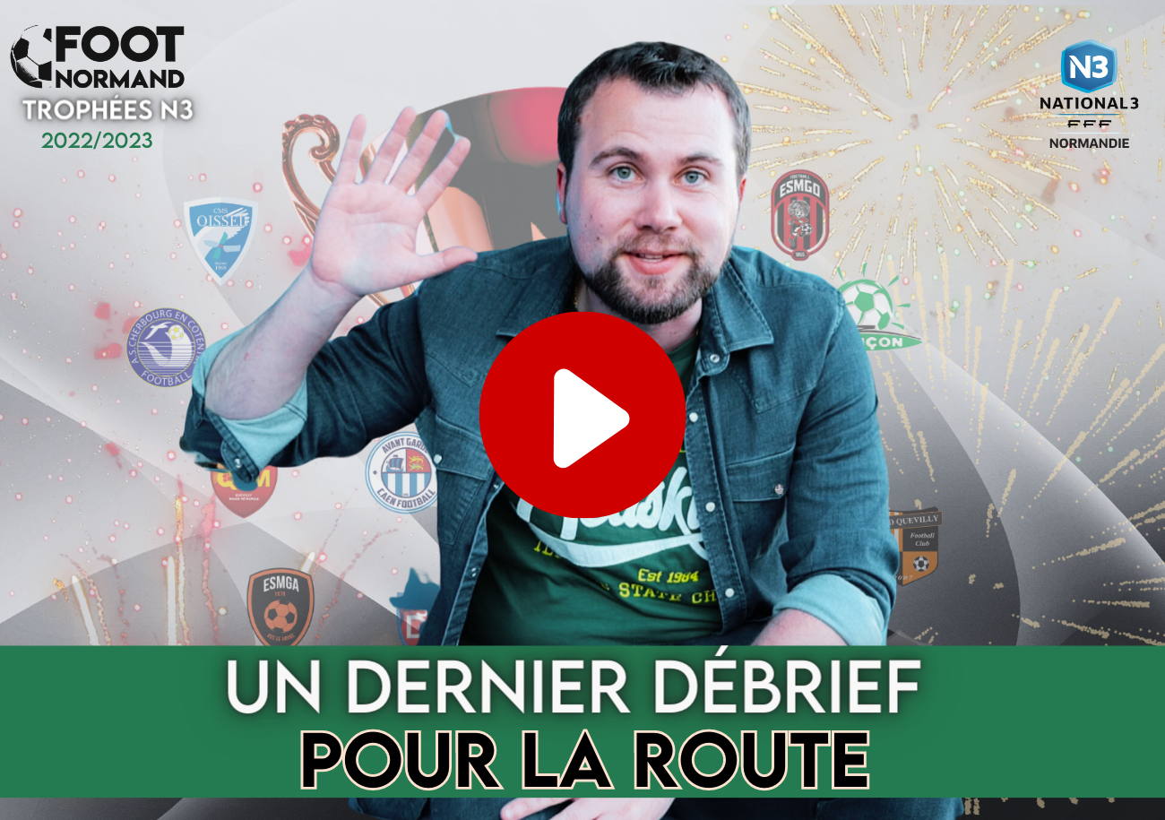 Vous ne voudriez pas manquer le tout dernier épisode du Débrief 100% National 3 ? Entre le dénouement du championnat et les Trophées du N3 2022/2023, le menu de ce lundi est très dense !