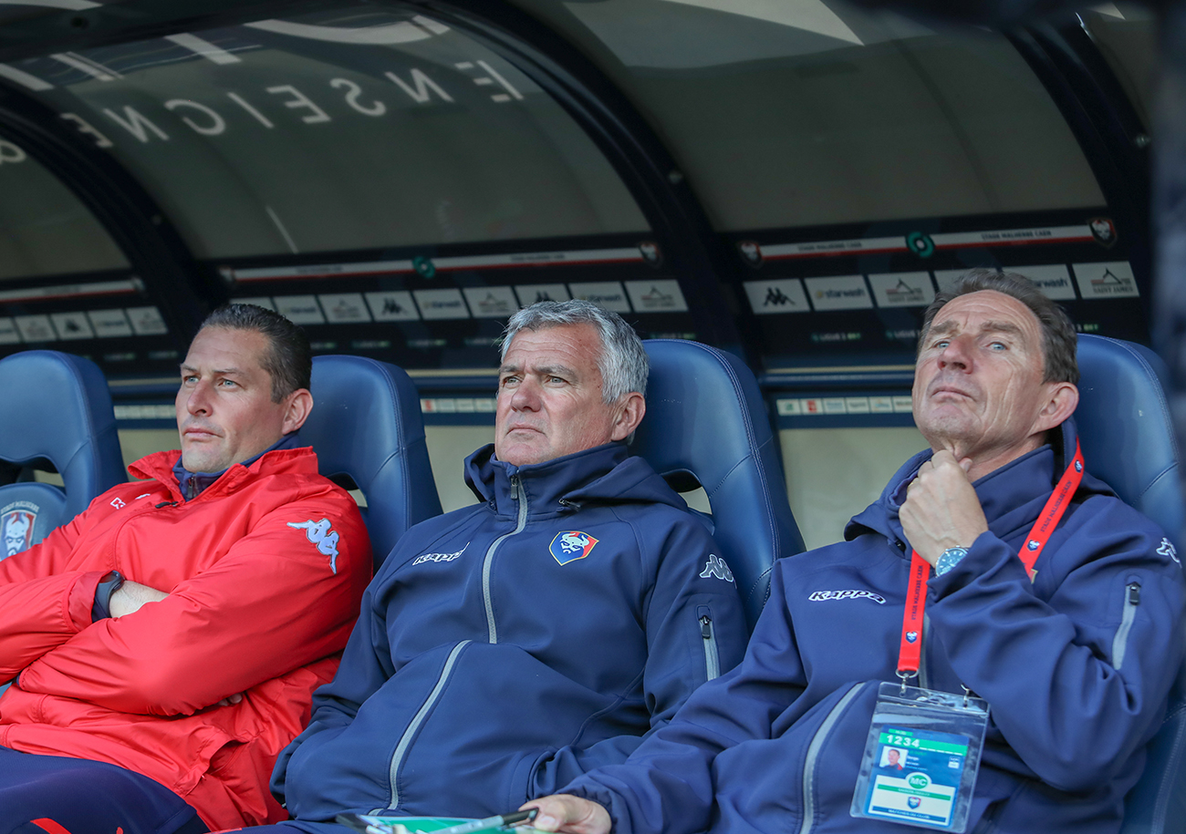 Alors que l'on était quasi-certain qu'ils emprunteraient le même chemin que Stéphane Moulin, Patrice Sauvaget et Serge Le Dizet devraient toujours faire partie du staff du Stade Malherbe. ©Damien Deslandes