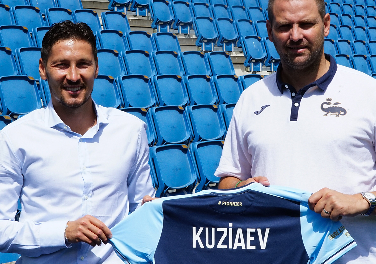 Dalez Kuzyaev avec Mathieu Bodmer.