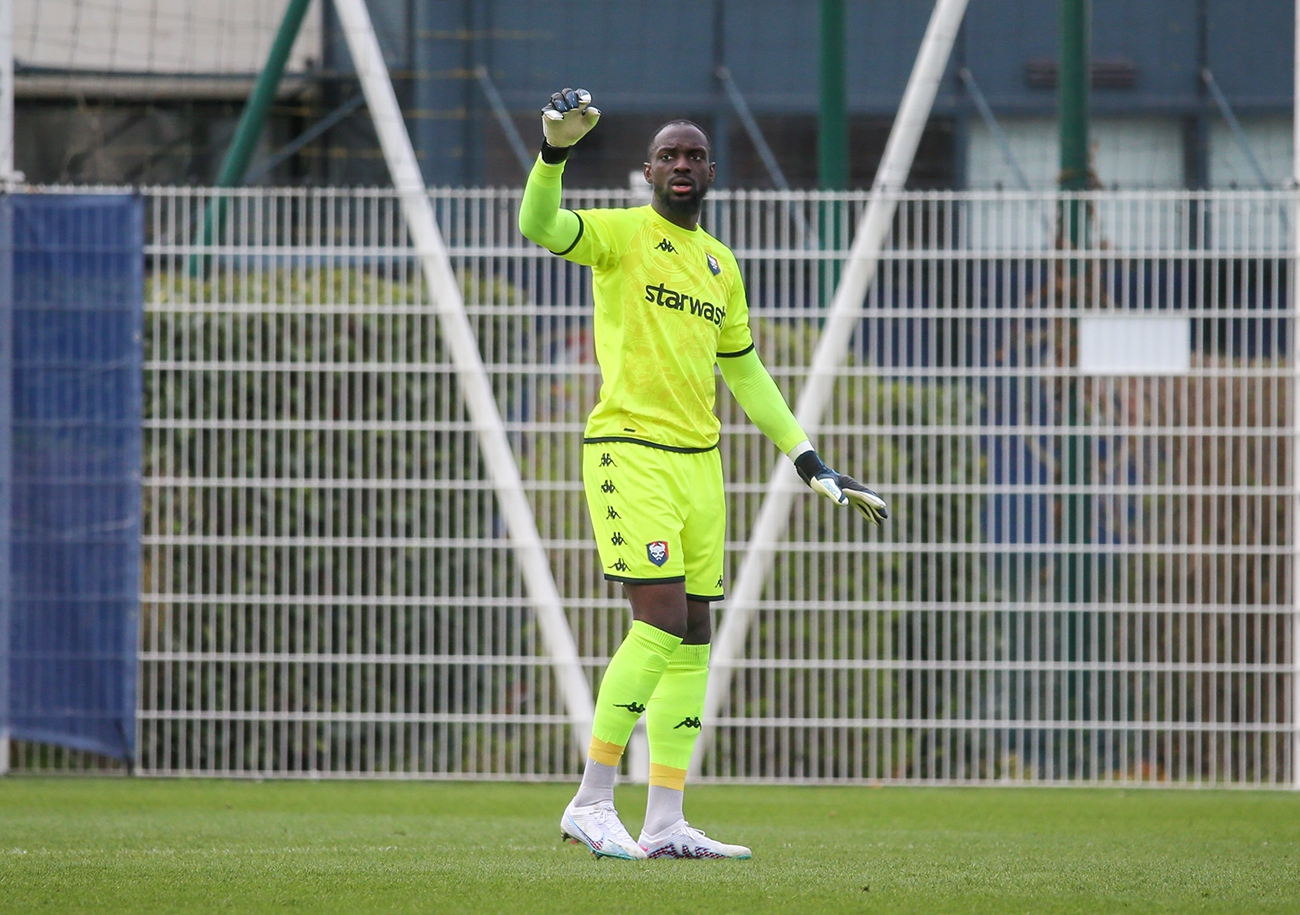 Destiné Jopanguy a gagné cette saison ses galons de titulaire avec la réserve du Stade Malherbe (N2). ©Damien Deslandes