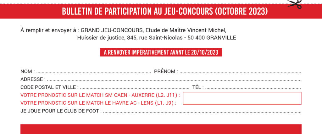 Fais gagner à ton club un équipement complet + 18 places pour un match de L1-L2