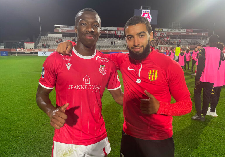 Pour la première fois de leur jeune carrière, Lamine Sy et Ilyes Najim se sont affrontés à l'occasion du match entre le FC Rouen et le FC Martigues il y a une dizaine de jours, à Diochon.