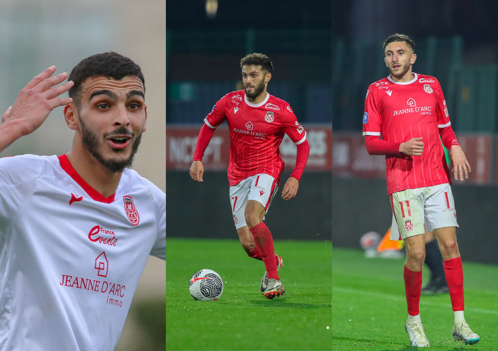 Sofyane Bouzamoucha, Ahmad Allée et Farès Ghedjemis... Trois des acteurs majeurs de l'excellent début de saison du FC Rouen sont passés sous la loupe de notre chroniqueur Stat Malherbe. ©Damien Deslandes