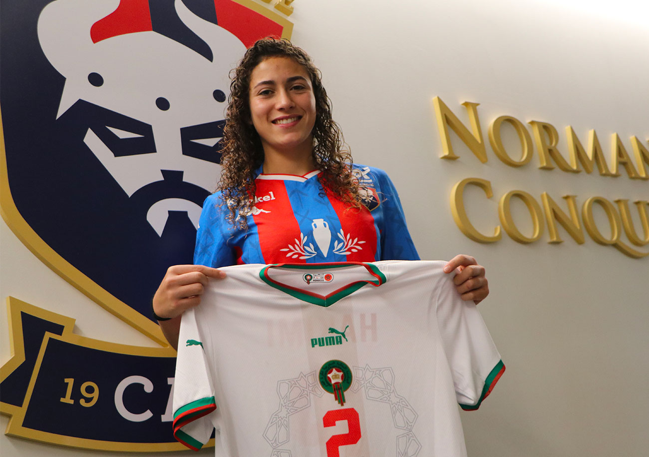 Elément cadre de la section féminine du Stade Malherbe en D3, Zina Catherine-Elasri a connu sa première sélection avec la l'équipe nationale du Maroc U20 au mois d'octobre.