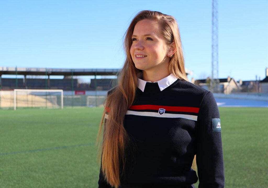 Présente depuis les débuts de la section féminine du Stade Malherbe, en 2019, Clément Palla fait partie des taulières du groupe de Chloé Charlot.