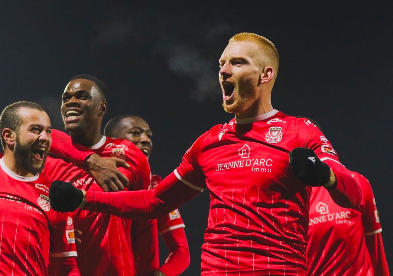 Avec Clément Bassin, Mustapha Benzia, Omar Bezzekhami, Abdeljalil Salhoune, Valentin Sanson fait partie des cinq rescapés de la précédente épopée en Coupe de France du FCR il y a quatre ans. ©Clémence Hédin