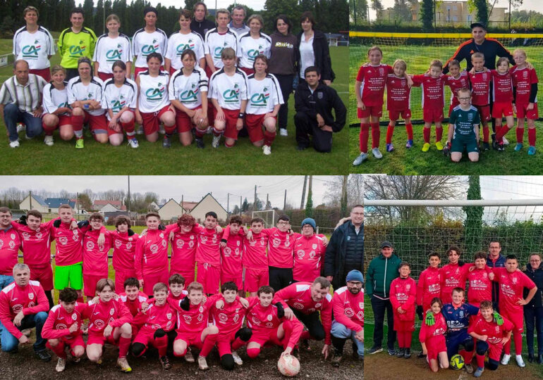 Alors que les féminines ont remporté la Coupe du District en 2009, le FC Sommery affiche un dynamisme avec ses équipes de jeunes comme ici les U9, les U13 et les U15.