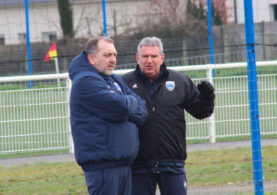 Xavier Gravelaine, coach d'un soir sur le banc de l'US Avranches