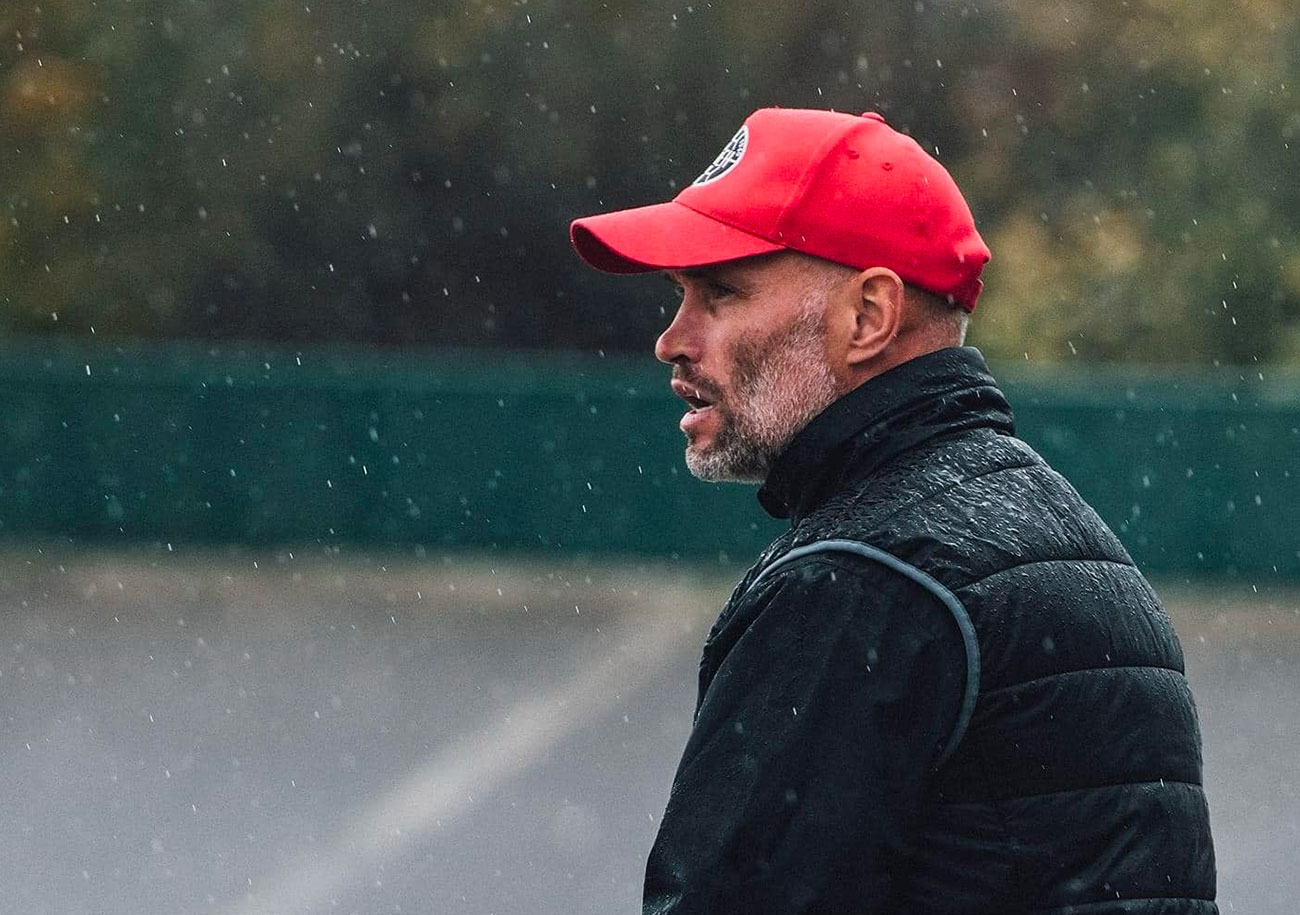 Christophe Gosselin sera resté sept saisons sur le banc du FC Equeurdreville-Haineville. ©FCEH